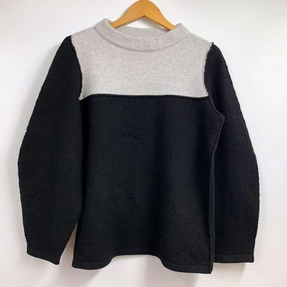 J Brand Women's‎ Wool Angora Rabbit Blend Mock Neck Long Sleeve Sweater Size M